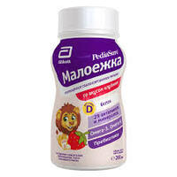 ПедиаШур Малоежка 1,0 ккал/мл спец.смесь д/энтер питания со вкусом клубники 200м