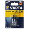 Батарейки VARTA LONGLIFE AAA №2 (мизинчиковые)