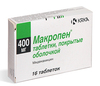 Макропен таб п/об 400мг №16