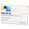 Магне В6 р-р д/приема внутрь100мг/10мг10мл №10
