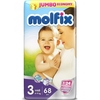 Подгузники Молфикс Comfort Fix миди 3 №68 (4-9кг) джамбо